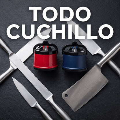 Afilador Corsario universal compatible con cuchillos de chef, cuchillos de asado, navajas y hojas de sierra.